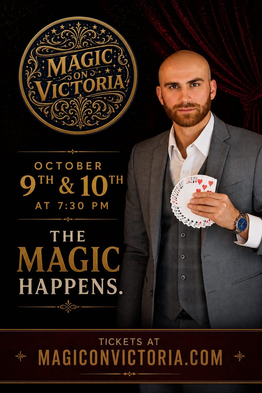 Dylan Looper Live at Magic on Victoria, October 9–10
